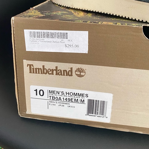 Timberland x Publish Chelsea Boots in Suede Black (Size 10) - Picture 9 of 12